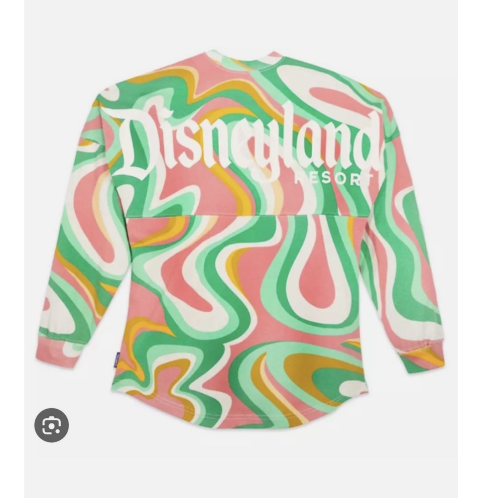 Disney spirit Jersey Multicolor Swirl Long Sleeve Tee - Picture 2 of 10
